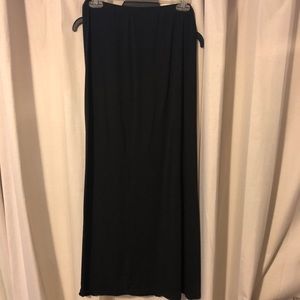 Black maxi skirt